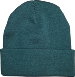 Irish Cuffed Beanie Dark Green