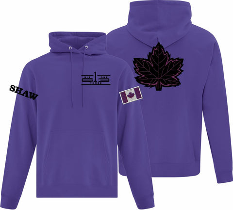 Custom Hoodie Everyday Purple Medium