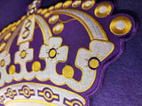 Los Angeles Kings Embroidered Crest Hoodie Purple
