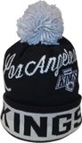 Los Angeles Kings Script Pom Toque