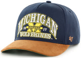 Michigan Wolverines '47 Break Wood Hitch Snapback