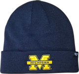 Michigan Wolverines Raised Cuffed Knit Toque