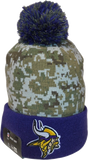 Minnesota Vikings Salute to Service Fleece Lined Pom Toque