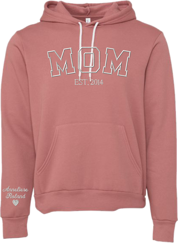 Custom Bella&Canvas Hoodie Mauve