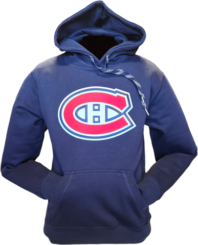 Montreal Canadiens Embroidered Crest Hoodie Navy