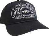 Montreal Canadiens '47 Break Wood Hitch Snapback Black And White
