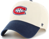 Montreal Canadiens '47 Clean Up Cap Natural Two Tone