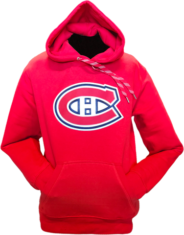 Montreal Canadiens Embroidered Crest Hoodie Red