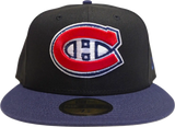 Montreal Canadiens NHL 59FIFTY Fitted Black Dk Royal