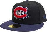 Montreal Canadiens NHL 59FIFTY Fitted Black Dk Royal