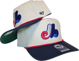 Montreal Expos '47 Natural TT Hitch Rope Snapback