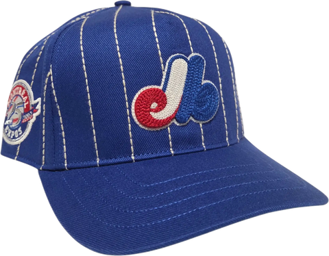 Montreal Expos '47 Rawlings Pinstripe Hitch Snapback – More Than