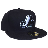 Montreal Expos Black And White New Era 59Fifty Fitted