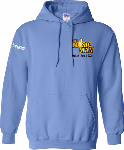 The Music Man Pullover Hood Carolina Blue