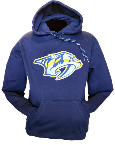 Nashville Predators Embroidered Crest Hoodie Navy
