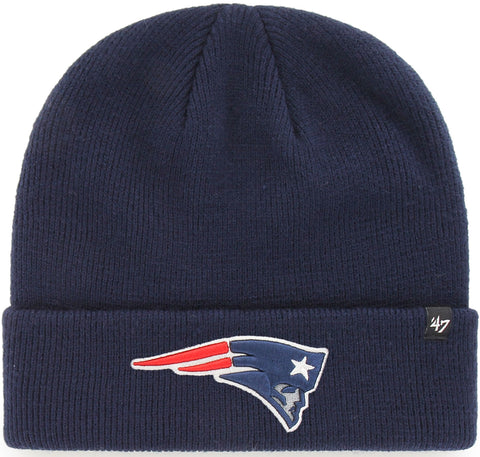 New England Patriots Raised Cuffed Knit Toque