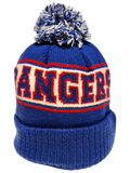 New York Rangers Retro Knit Fleece Lined Pom Toque