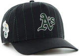 Oakland Athletics '47 Rawlings Pinstripe Hitch Snapback