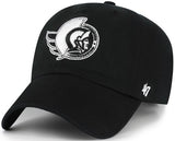 Ottawa Senators Clean Up Cap Black And White