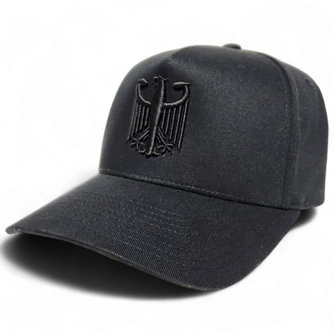 Germany 5 Panel Pinch Snapback Chivalry Blackout
