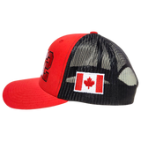 Canada 1812 Trucker Hat Red Black