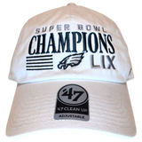 Philadelphia Eagles Superbowl LIX Champions '47 Clean Up White