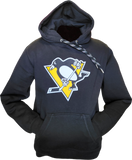 Pittsburgh Penguins Embroidered Crest Hoodie Black