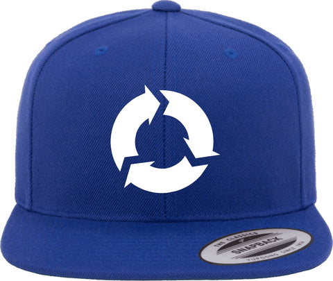 Recycle Snapback Raised Embrdroidery