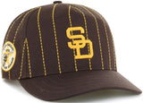 San Diego Padres '47 Rawlings Pinstripe Hitch Snapback