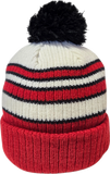 San Francisco 49ers Traditional Stripe Pom Toque