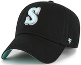 Seattle Mariners '47 Black Mint Clean Up Cap