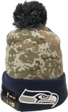 Seattle Seahawks Salute to Service Sideline Fleece Pom Toque