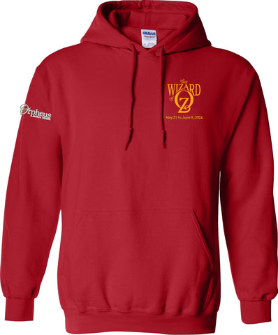 Wizard Of Oz Pullover Hoodie Red