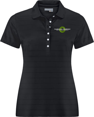 Thermal Energy Callaway Optivent Womens Polo Black