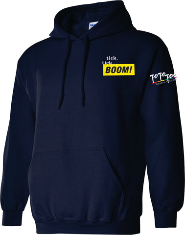 Tick Tick Boom Hoodie Navy