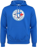 Toronto Blue Jays Embroidered Crest Hoodie Royal Alt Logo