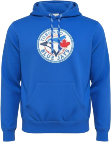 Toronto Blue Jays Embroidered Crest Hoodie Royal Alt Logo