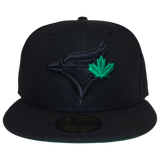 Toronto Blue Jays New Era 59Fifty Exclusive Blackout Green Pop