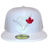 Toronto Blue Jays New Era 59Fifty Exclusive Whiteout Red Pop