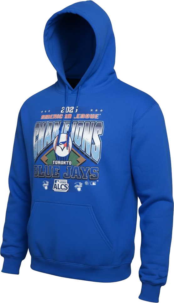 Toronto Blue Jays Embroidered Crest Hoodie Black And White – More