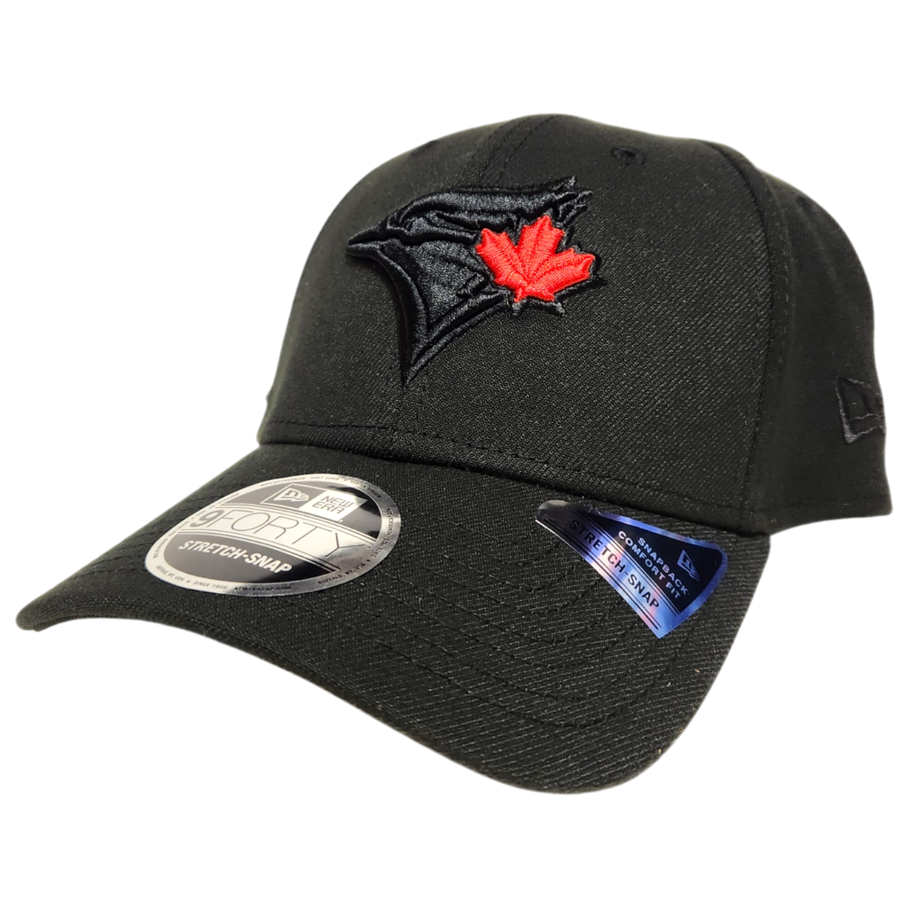 Amazon.com: 47 Toronto Blue Jays Black on Black Red Leaf Pop