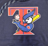 Toronto Blue Jays Embroidered Crest Vintage 2003 Hoodie Navy