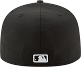 New York Yankees New Era 59Fifty Fitted Black And White