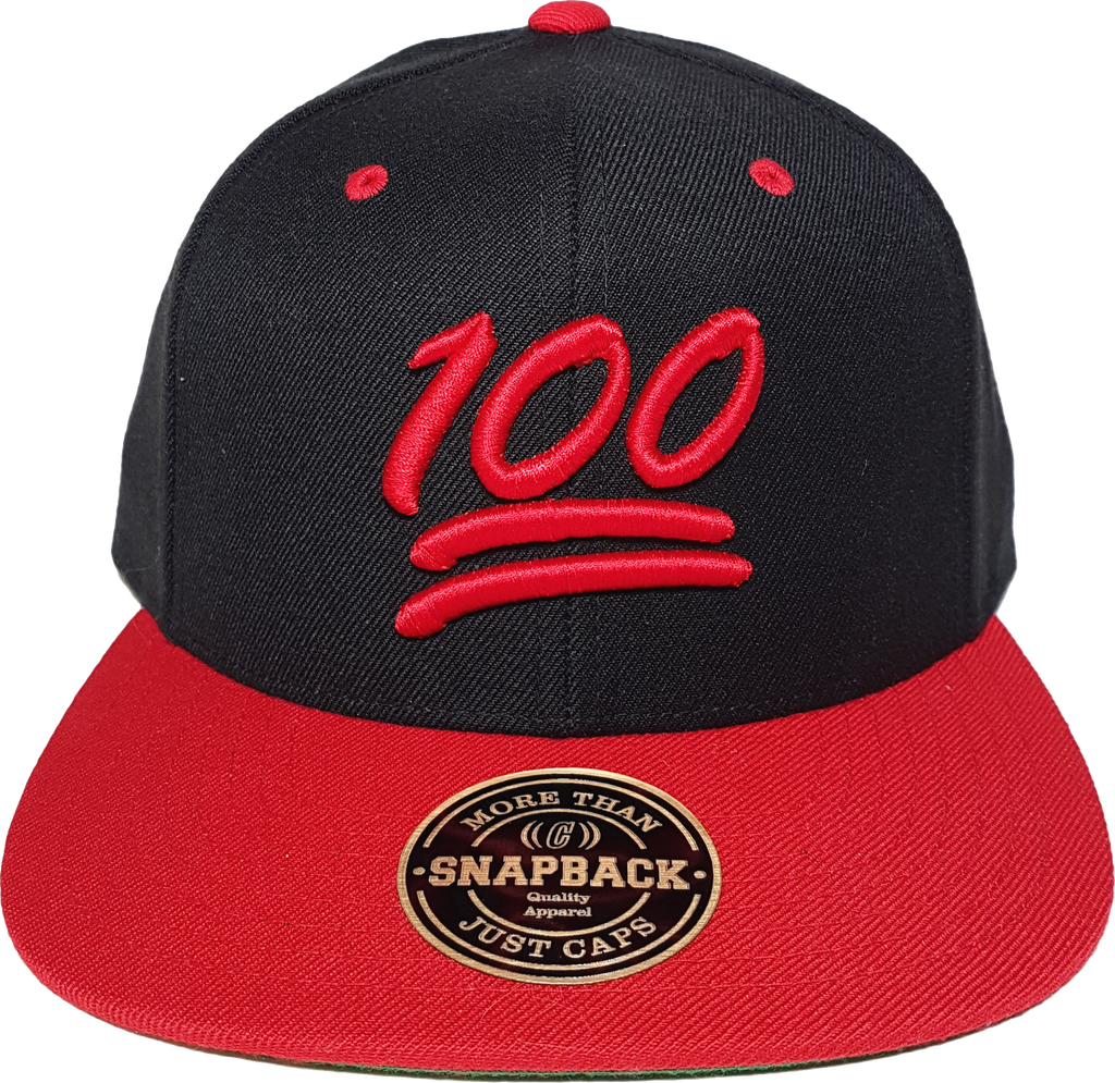 100 Emoji Snapback Wool Acrylic Blend. Keep It 100 More Than