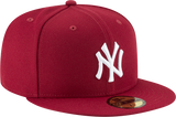New York Yankees New Era 59Fifty Fitted Cardinal
