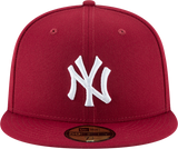 New York Yankees New Era 59Fifty Fitted Cardinal