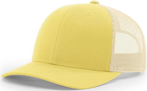 Blank Low Profile Trucker Banana Birch