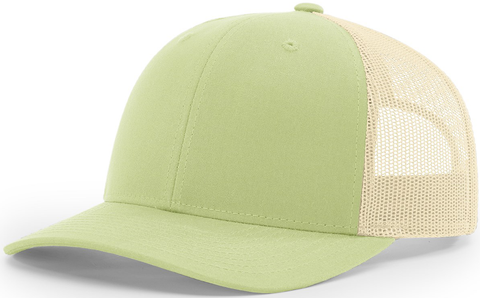 Blank Low Profile Trucker Patina Green Birch