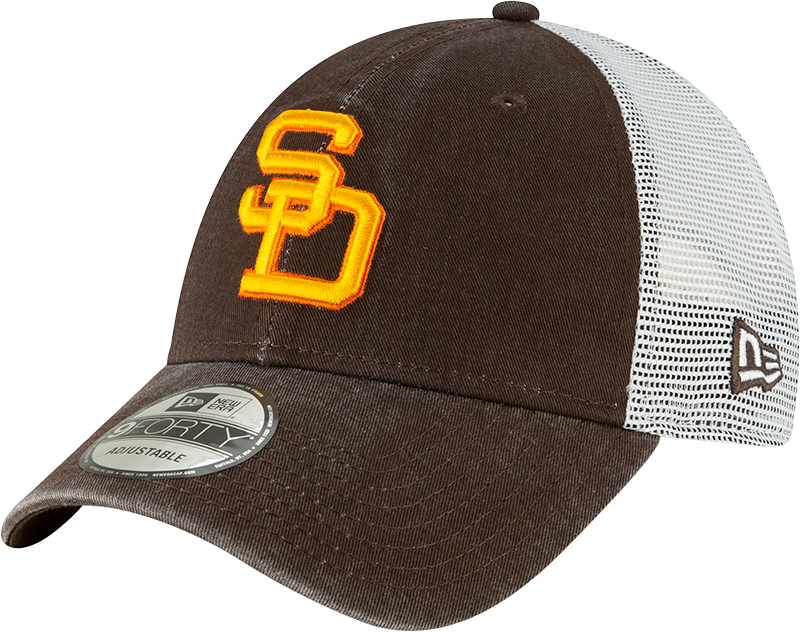 San Diego Padres New Era Mesh Back Trucker Cap More Than Just Caps Clubhouse