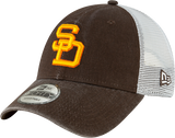 San Diego Padres New Era Mesh Back Trucker Cap